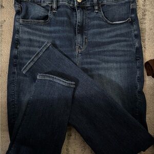 Dark Blue Denim Jeans